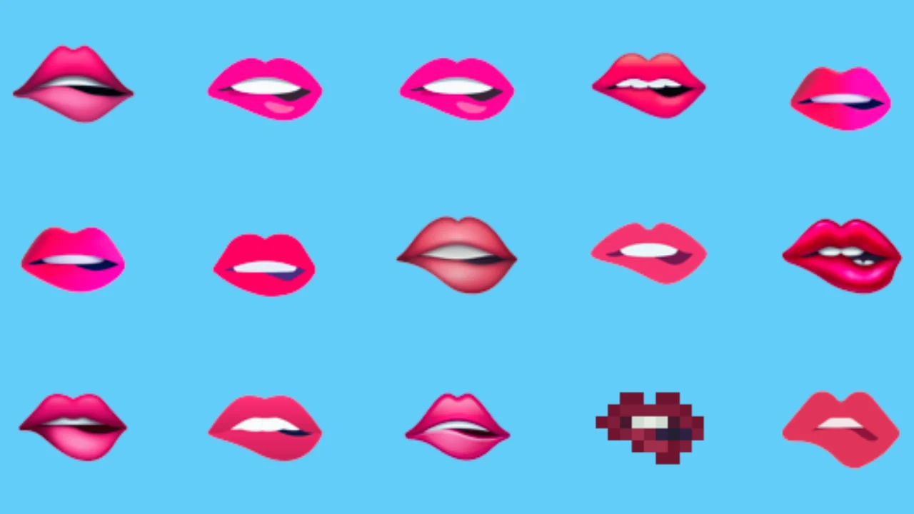 Lip Bite Emoji
